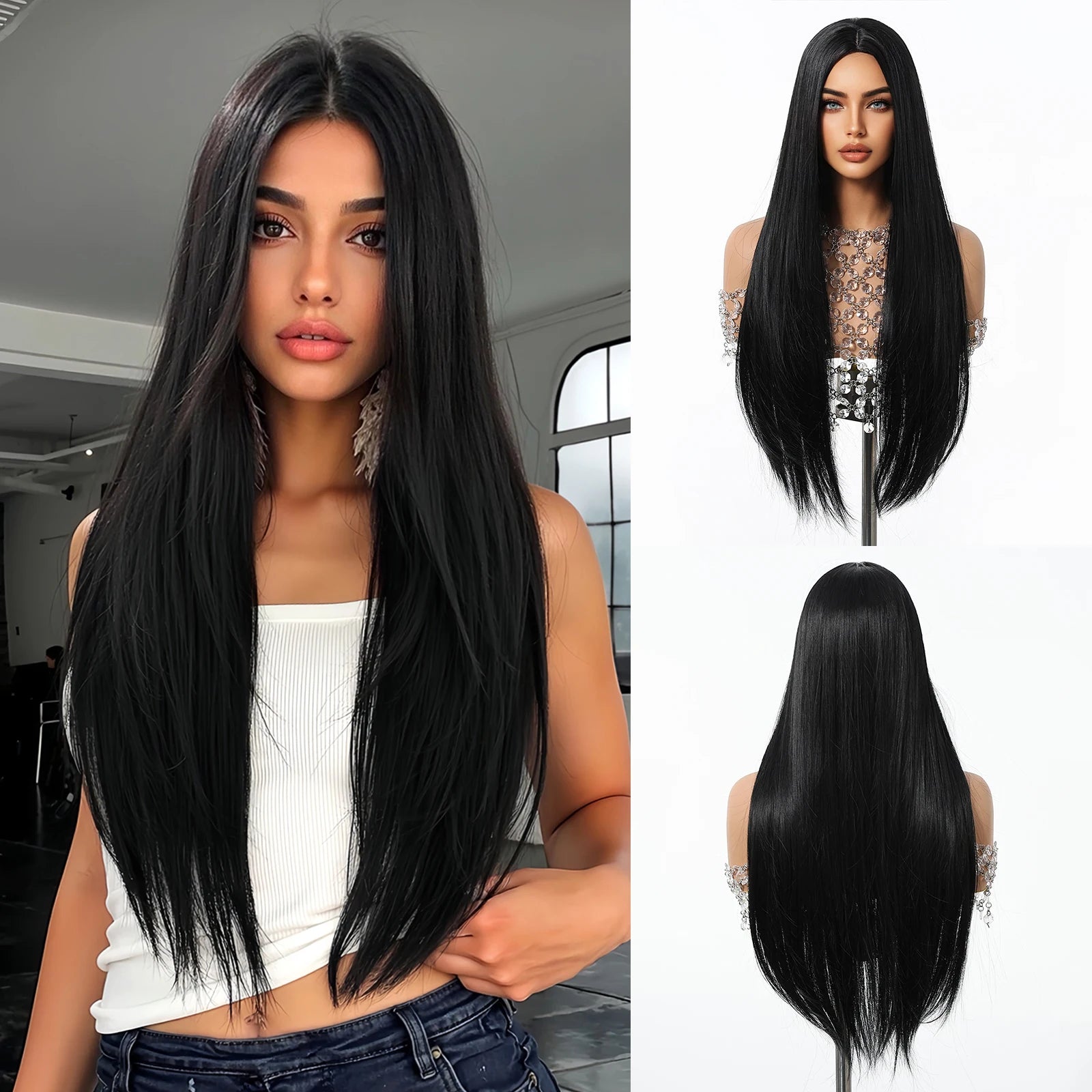 EASIHAIR Long Blonde Synthetic Wigs