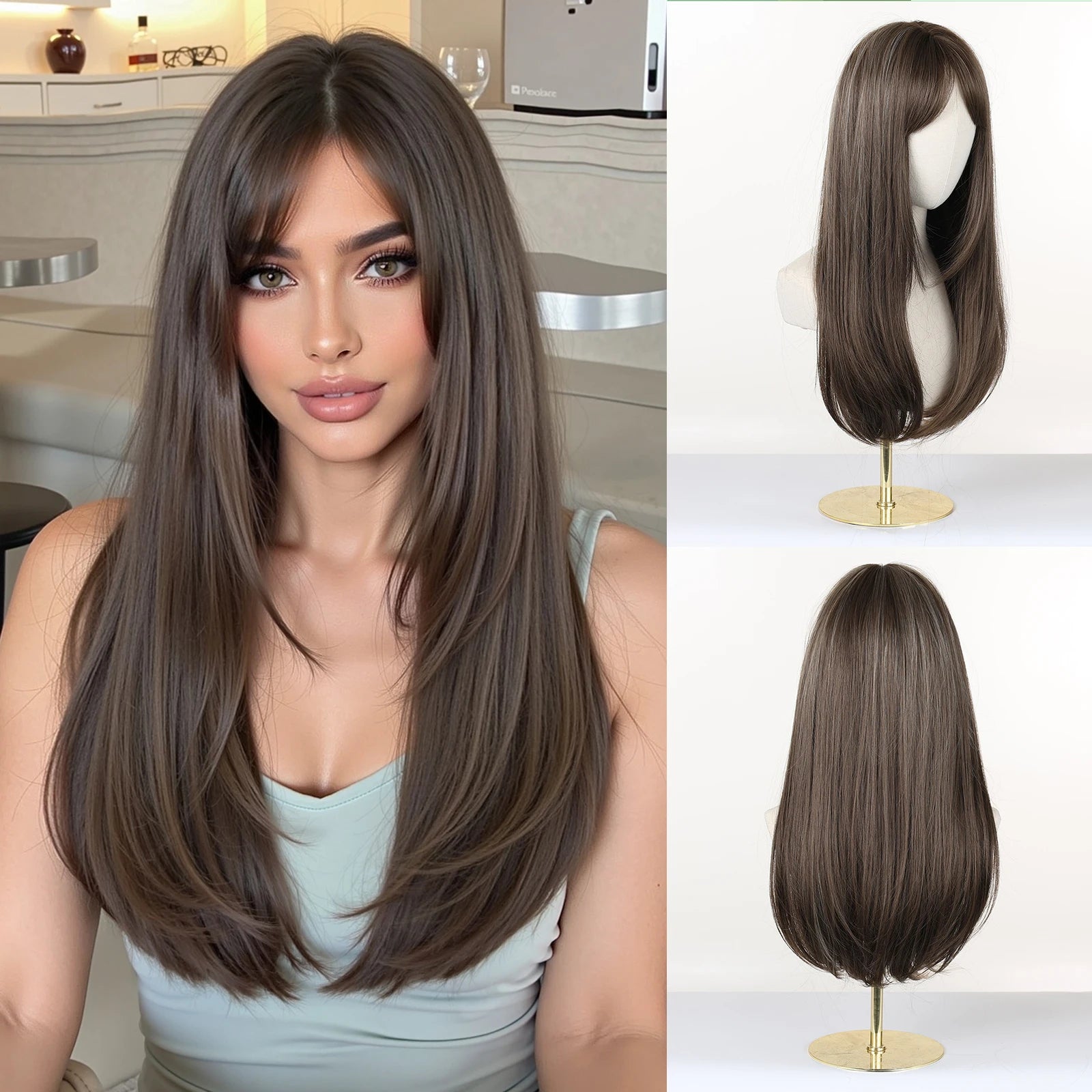 EASIHAIR Long Blonde Synthetic Wigs