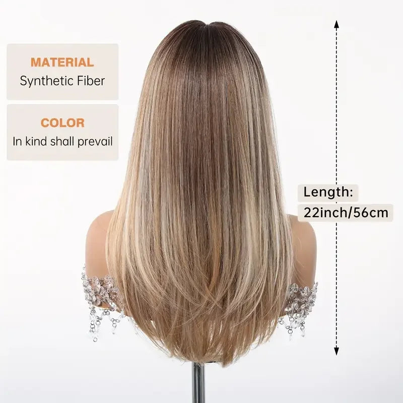 Natural Layered Hair Wigs For Women Daily Party