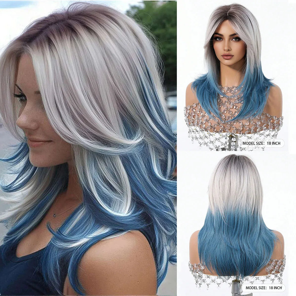 EASIHAIR Long Blonde Synthetic Wigs