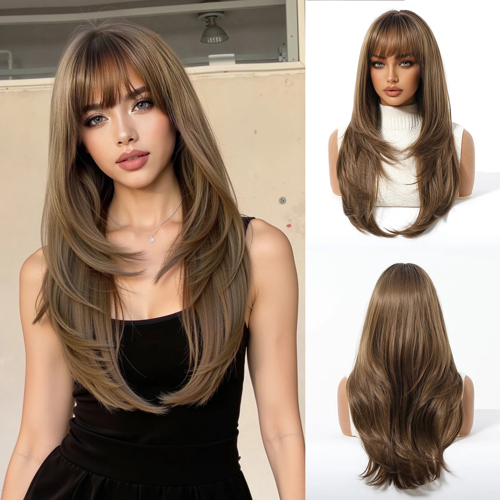 EASIHAIR Long Blonde Synthetic Wigs