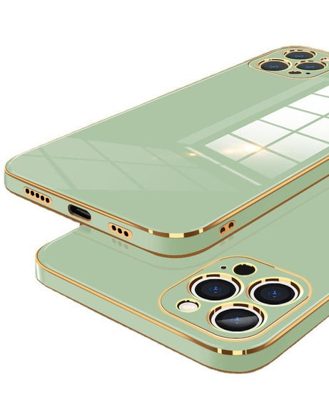 Simple 6D Straight Edge Electroplating Suitable For 16 Phone Case
