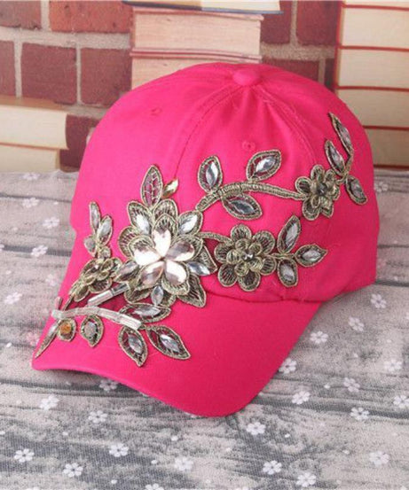 All-match Gold Silk Flower  Hat