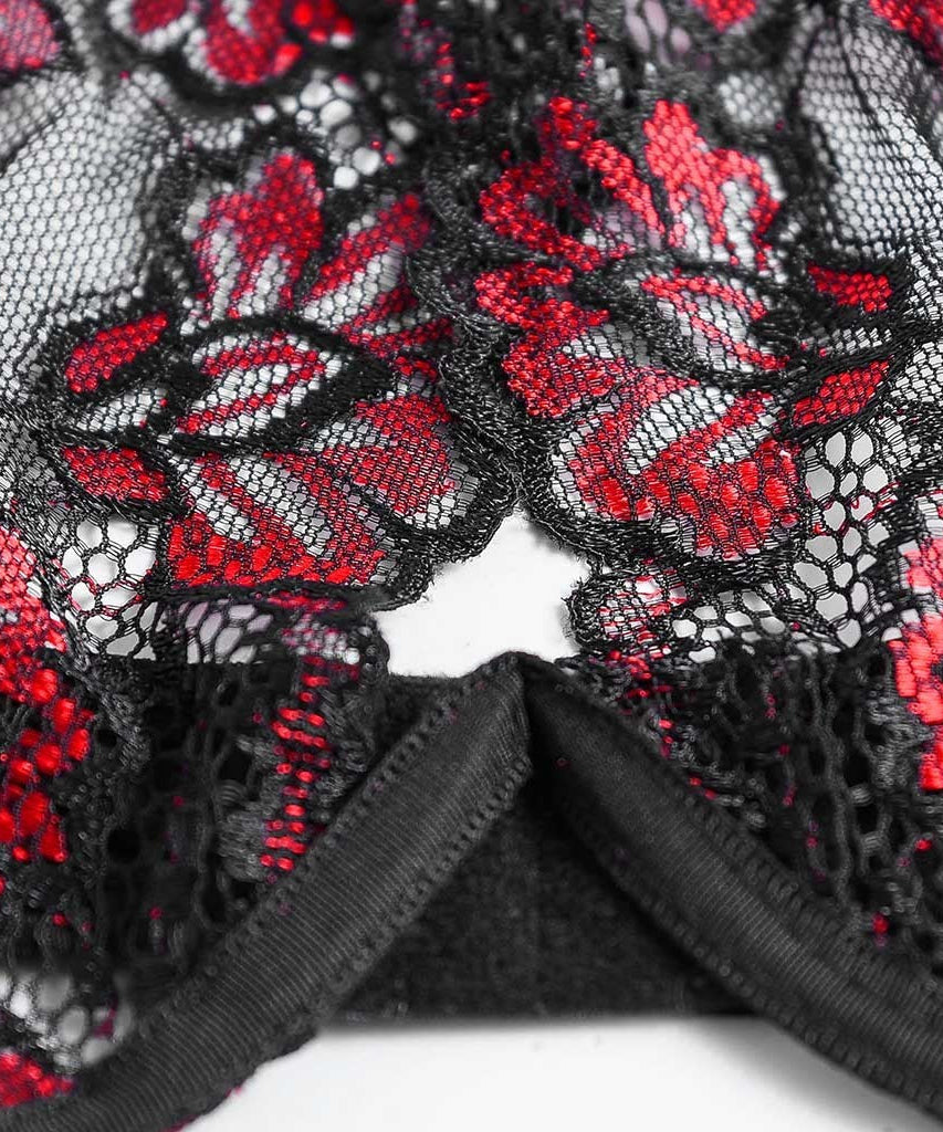 Three-piece erotic lingerie