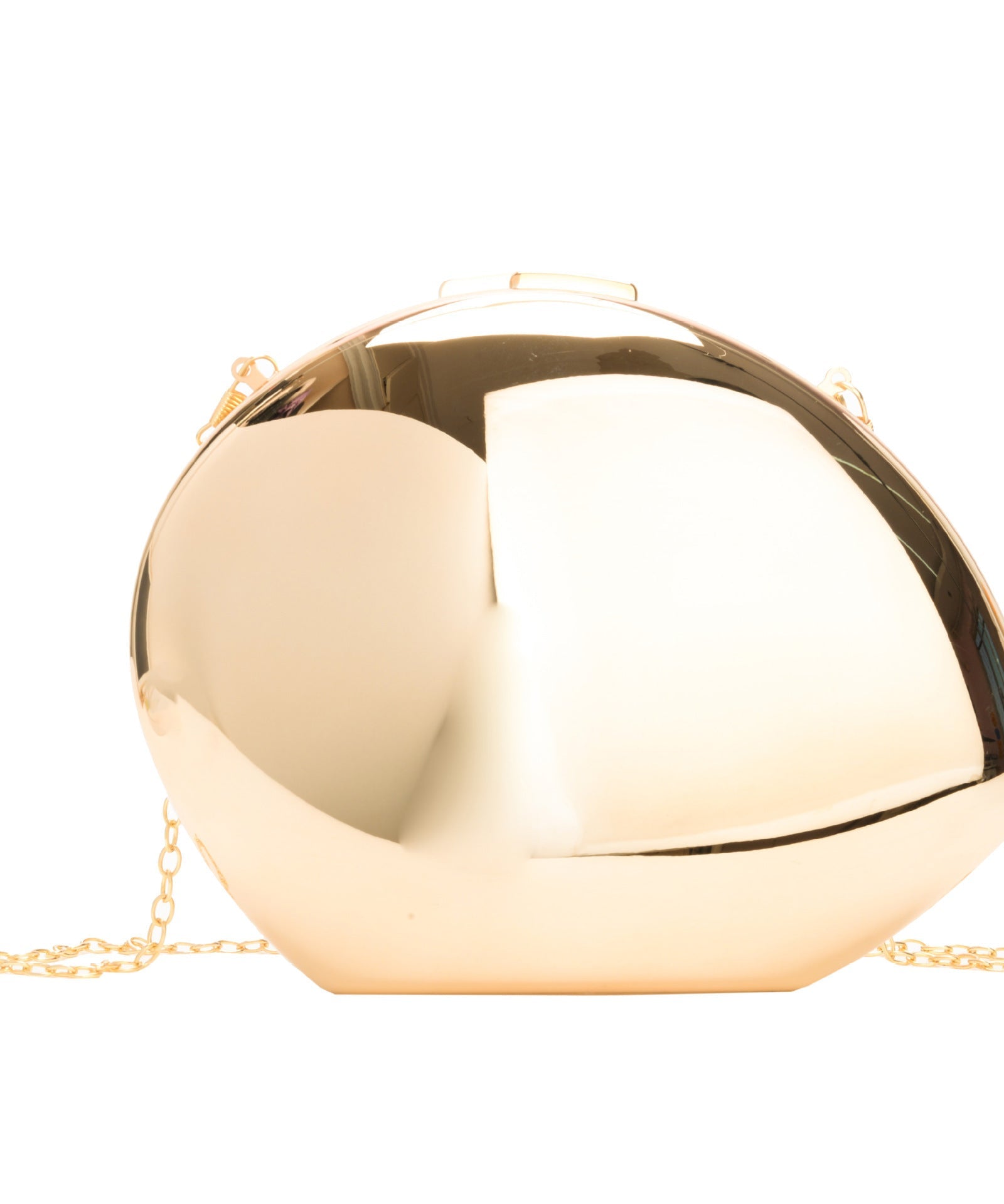 Acrylic Metallic Goose Clutch