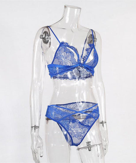 Lace erotic lingerie set