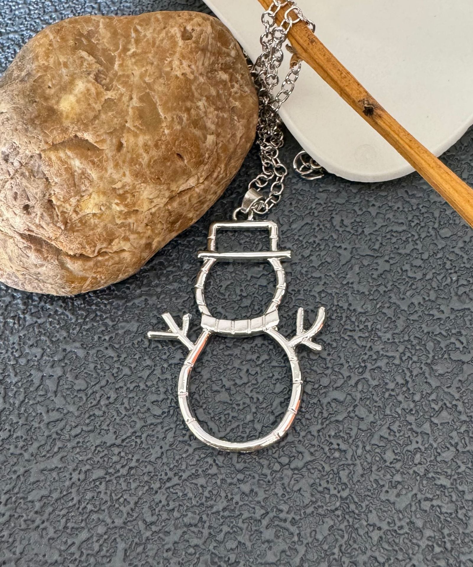 Snowman Earrings