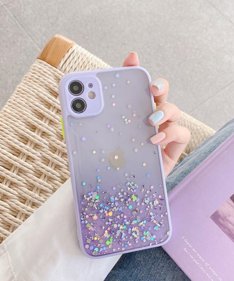 Compatible With , Epoxy Glitter 8p Gradient All-inclusive Anti-drop Cover