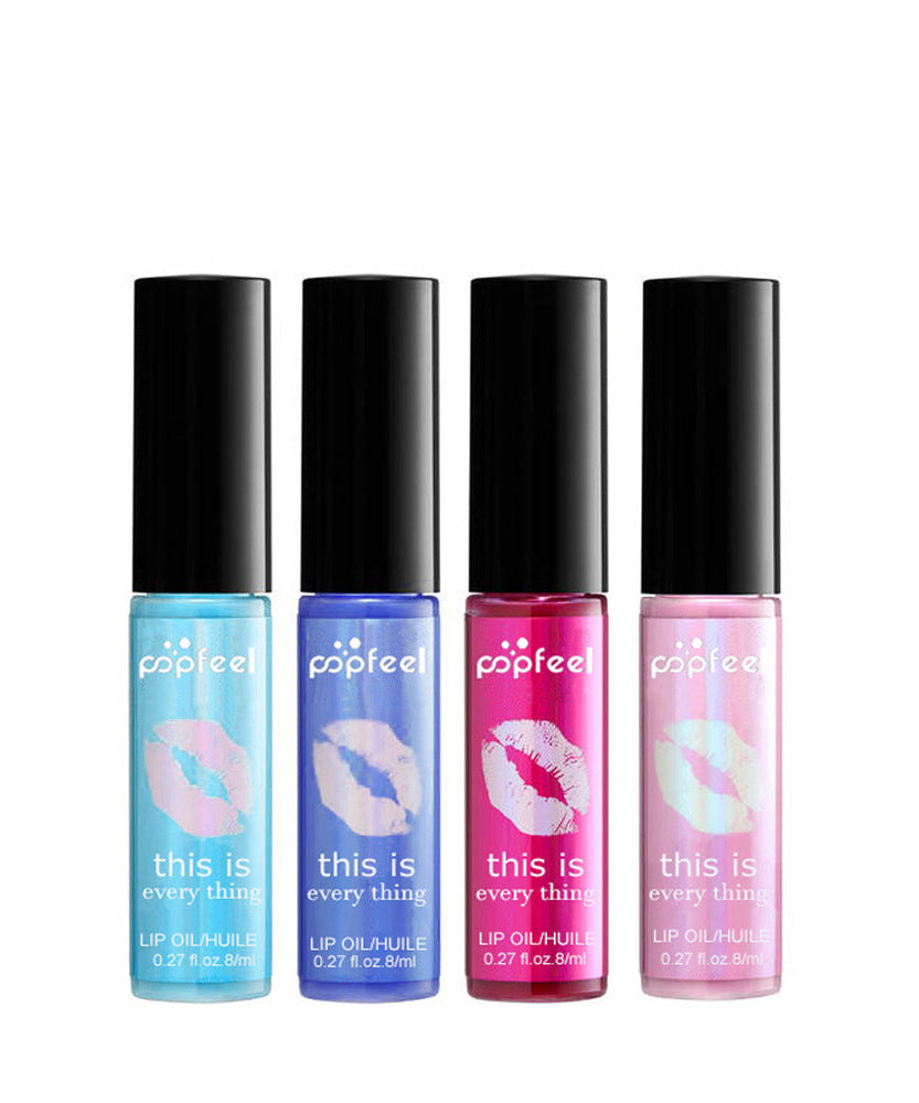 Transparent lip gloss