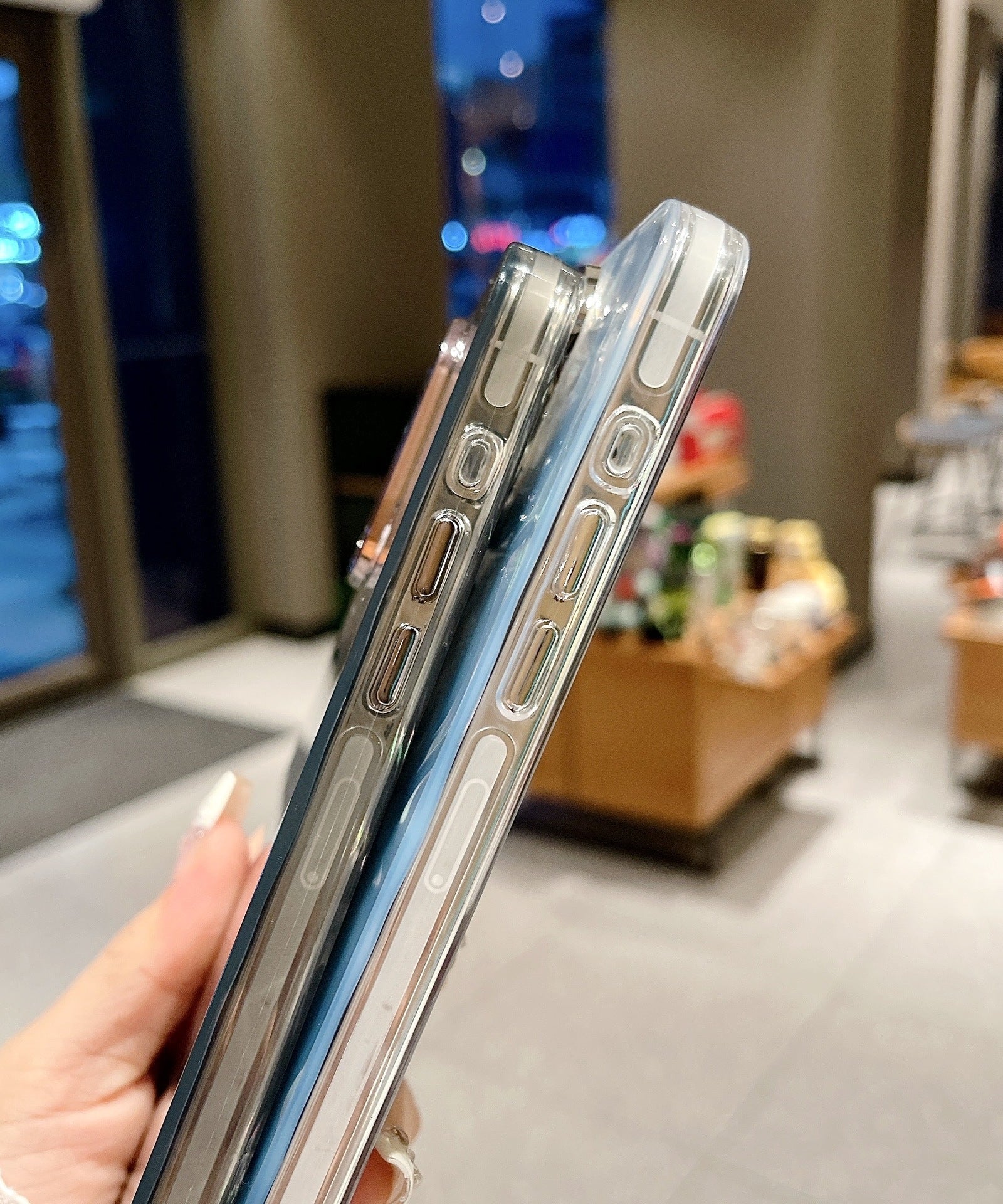 Silver Water Ripple Applicable To 16 Phone Case