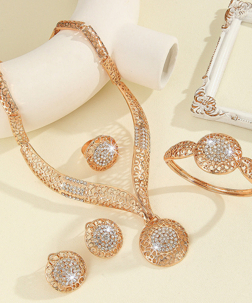 Rhinestone-encrusted