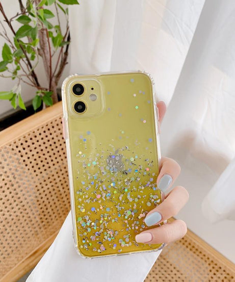 Compatible With , Epoxy Glitter 8p Gradient All-inclusive Anti-drop Cover