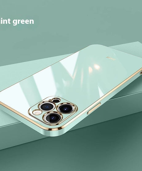 Simple 6D Straight Edge Electroplating Suitable For 16 Phone Case