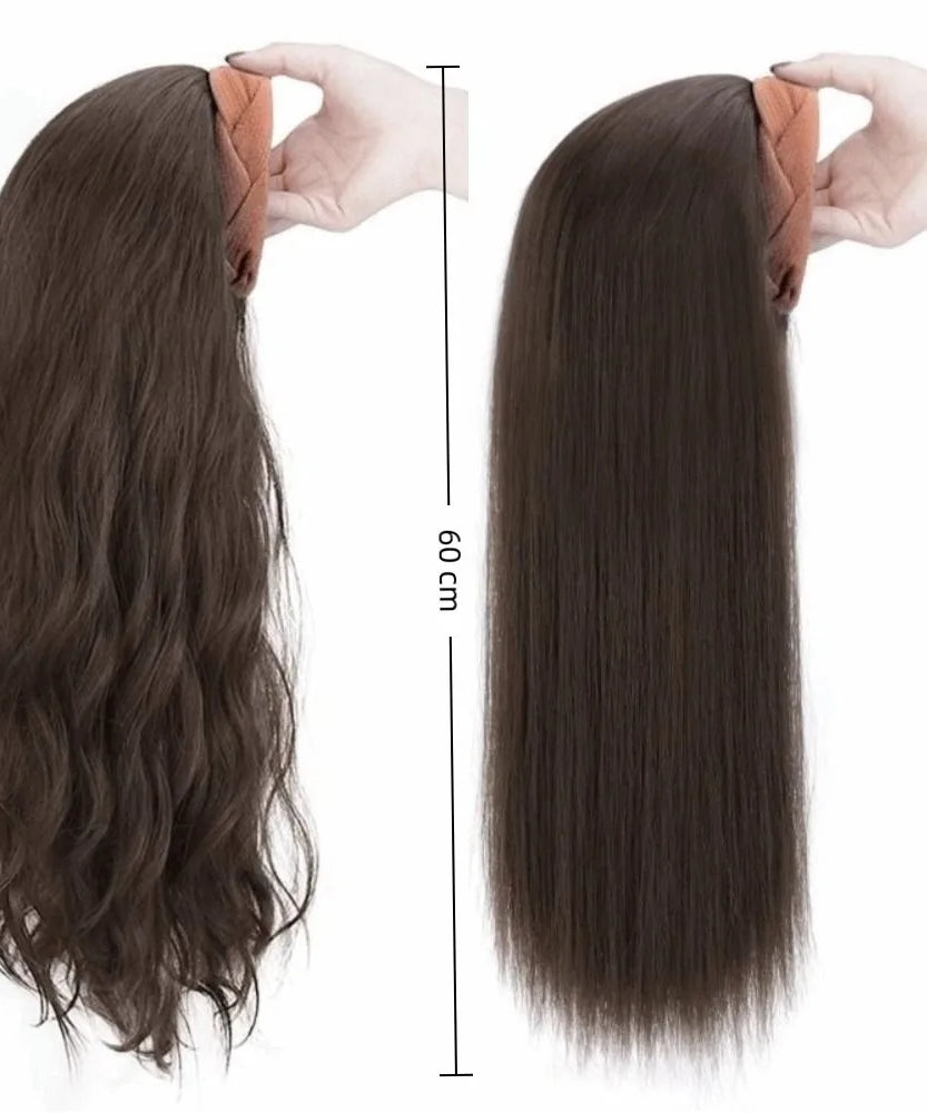 Cute Long Wavy Curly Headband Hair Extension