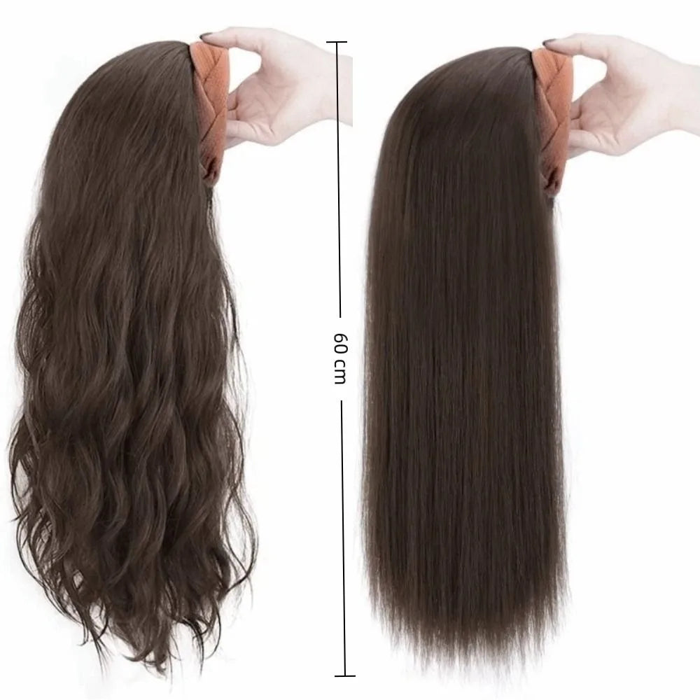 Cute Long Wavy Curly Headband Hair Extension