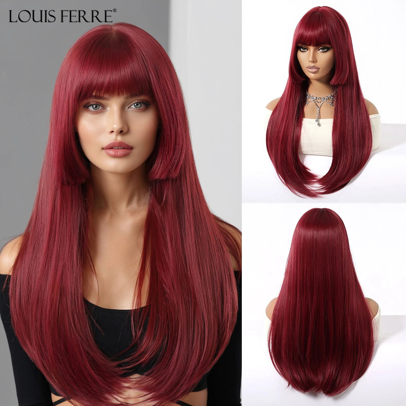 Natural Layered Hair Wigs For Women Daily Party
