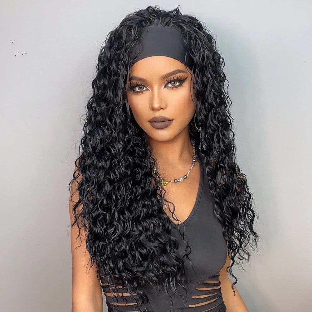 Long Straight Brown with Blonde Highlight