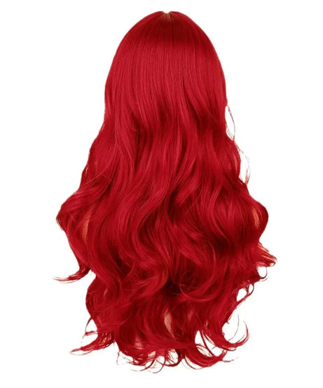 Red Long Curly Wavy Synthetic Heat Resistant