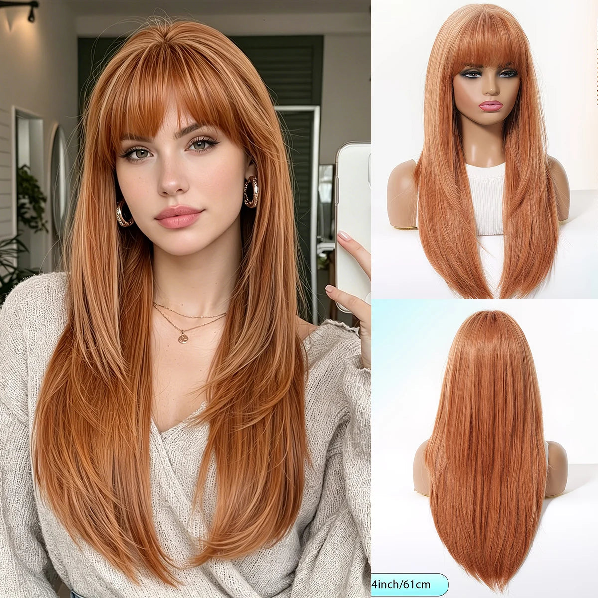EASIHAIR Long Blonde Synthetic Wigs