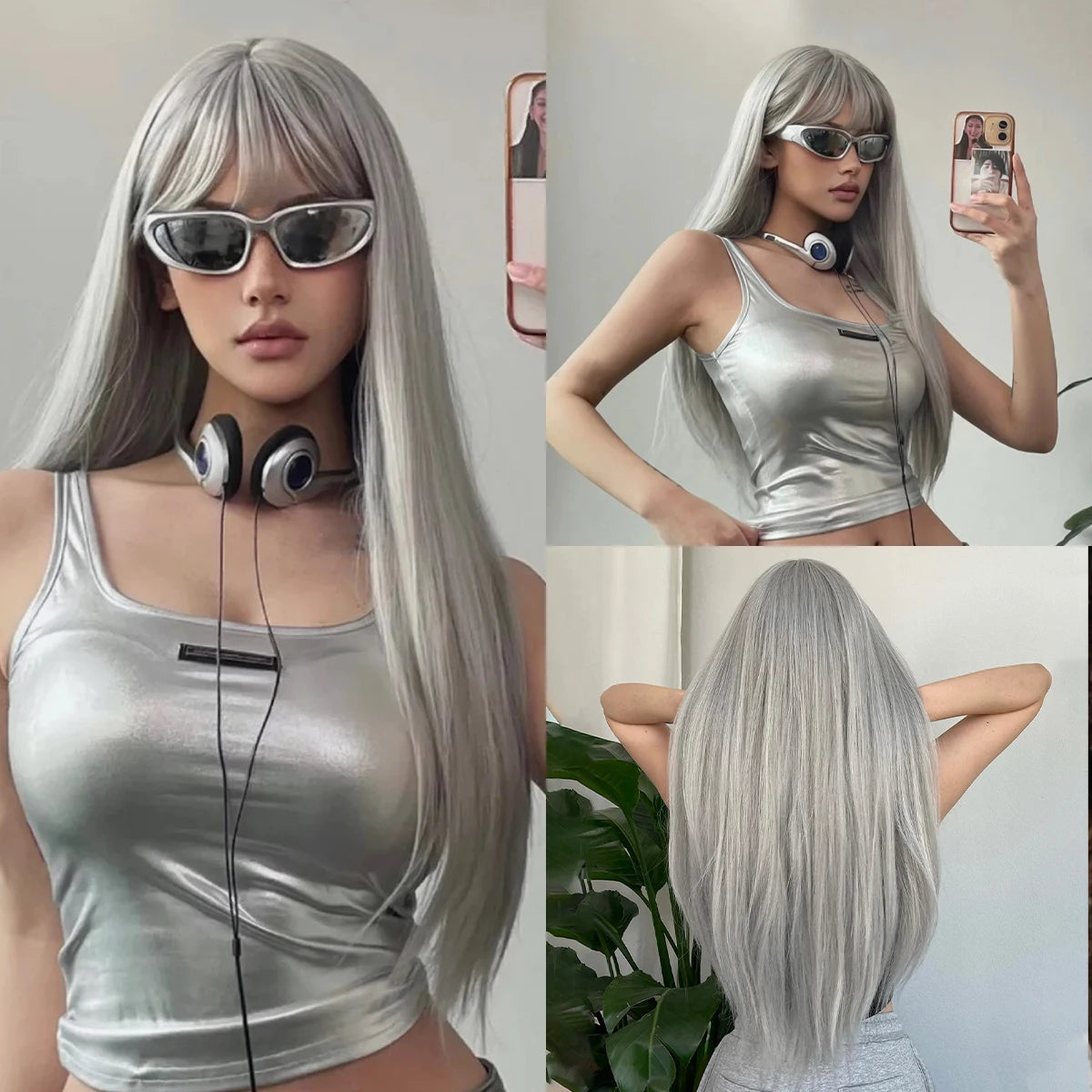 EASIHAIR Long Blonde Synthetic Wigs