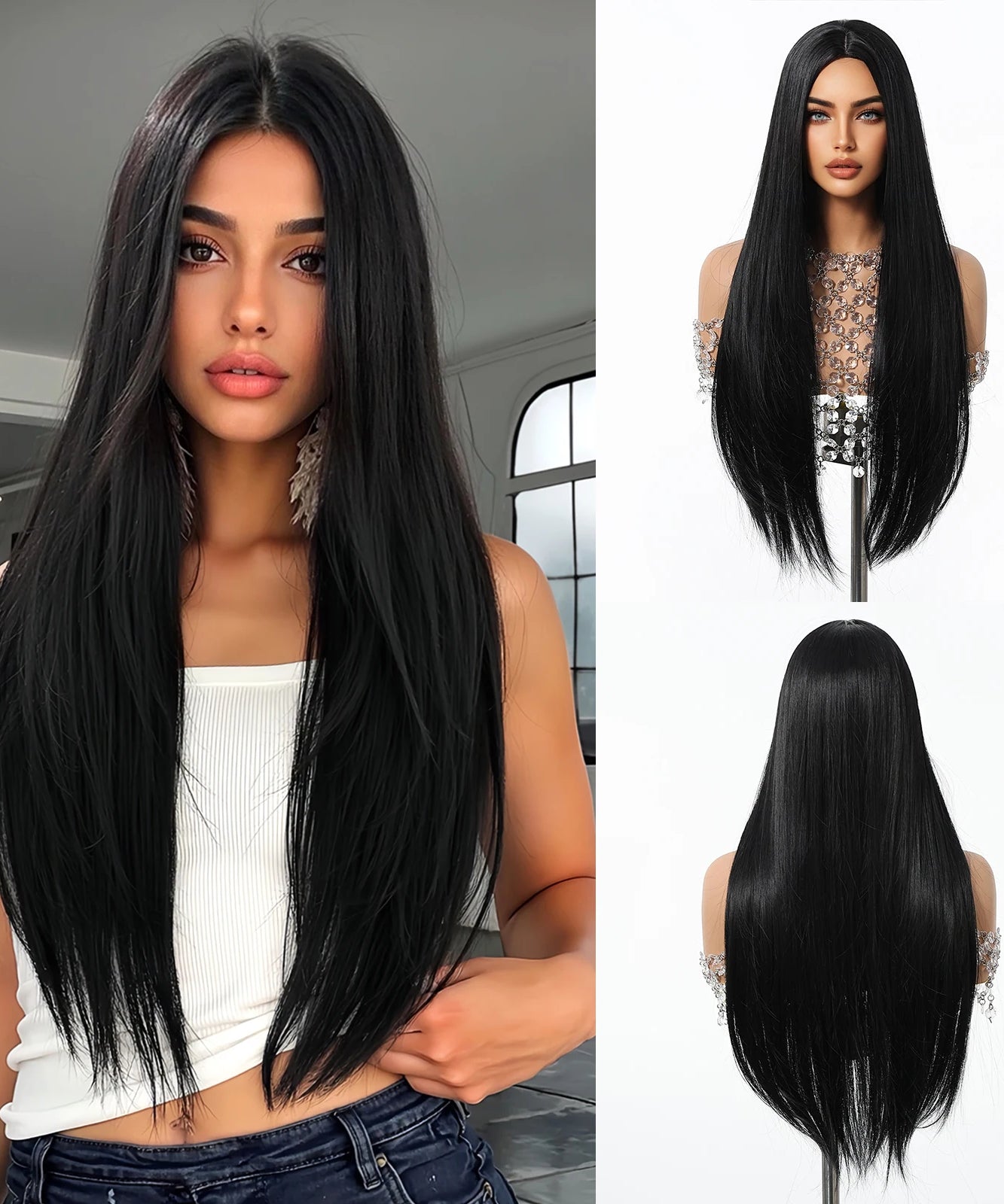 EASIHAIR Long Blonde Synthetic Wigs