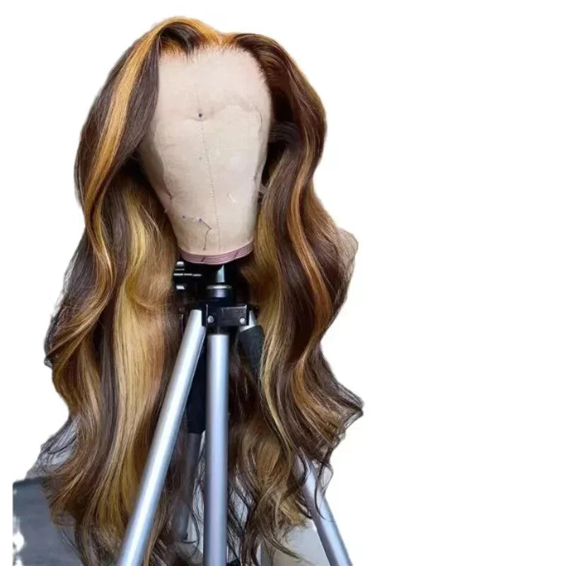 Highlight Ombre Body Wave Lace Front Wig,