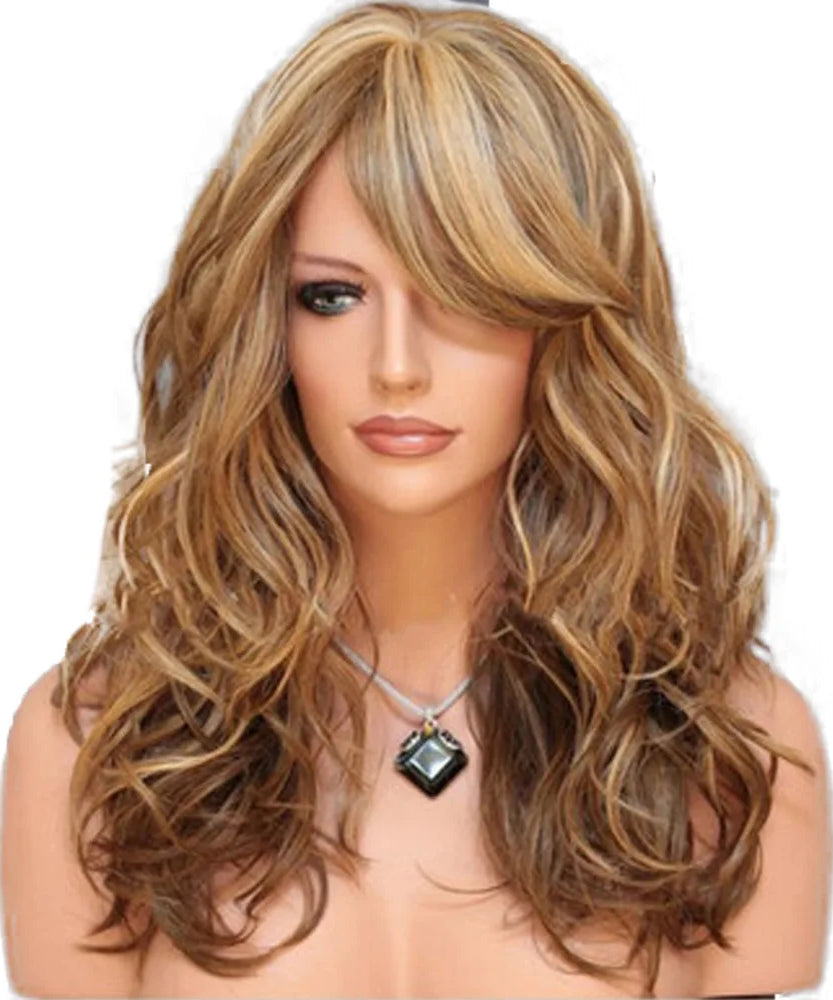 WHIMSICAL W Long Wavy Mix Blonde Wigs
