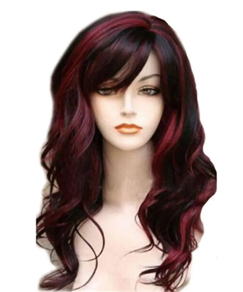 Ladies Blonde Long Curly Wigs