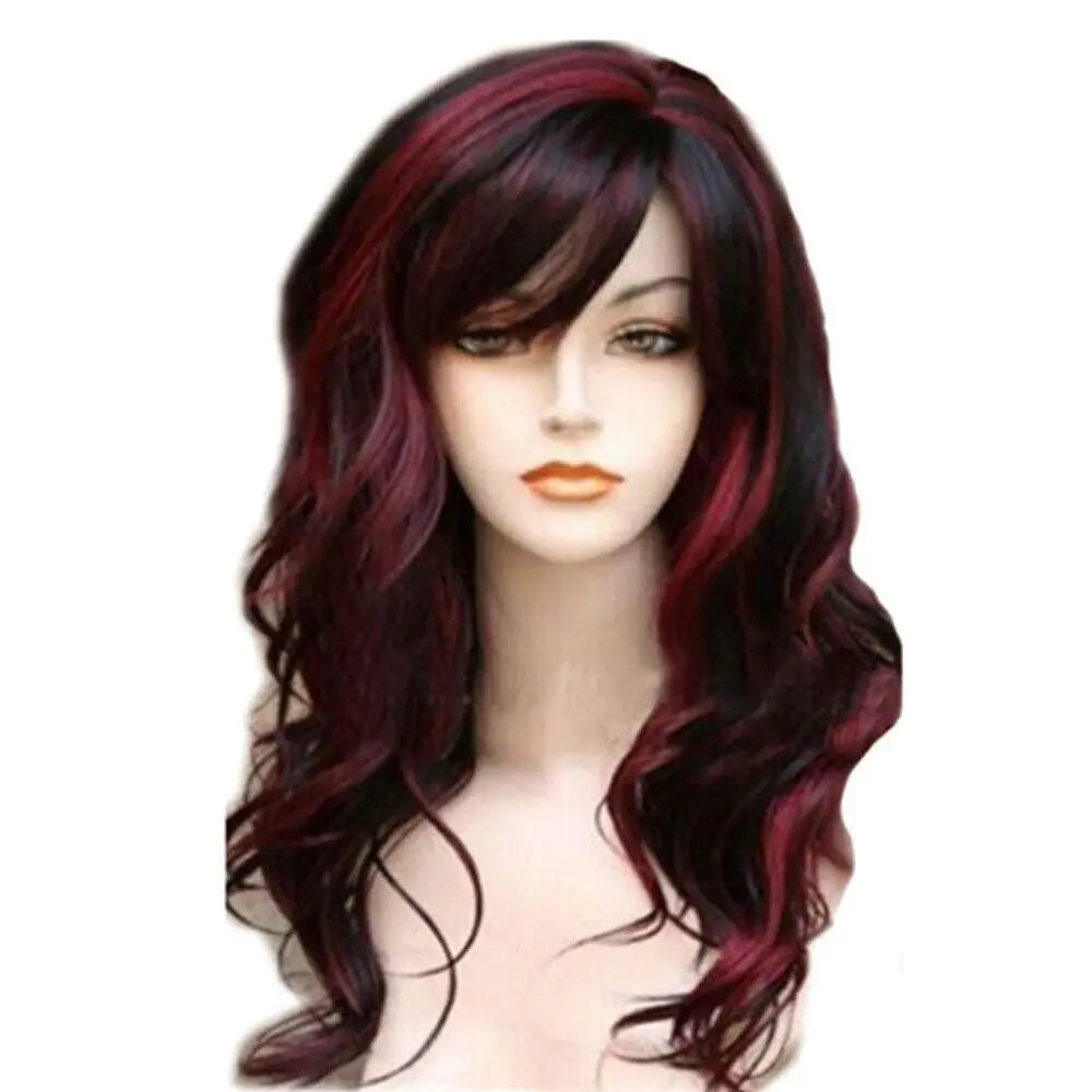Ladies Blonde Long Curly Wigs