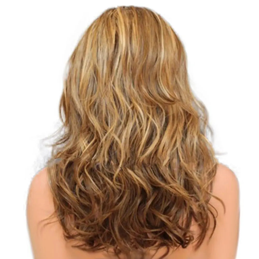Ladies Blonde Long Curly Wigs