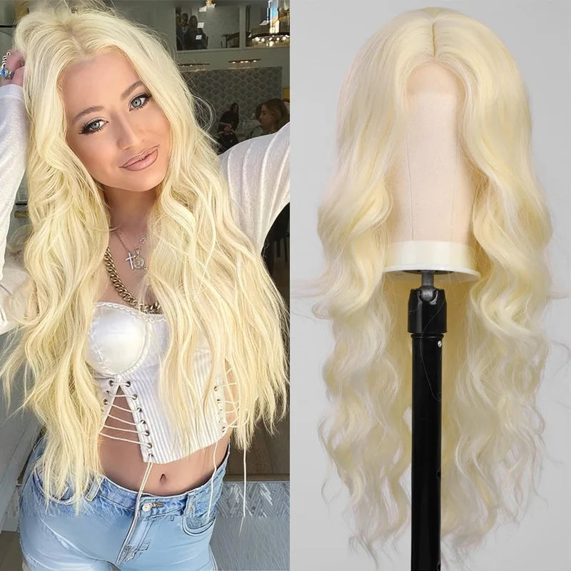 Best-selling new fashion midsection wig women's