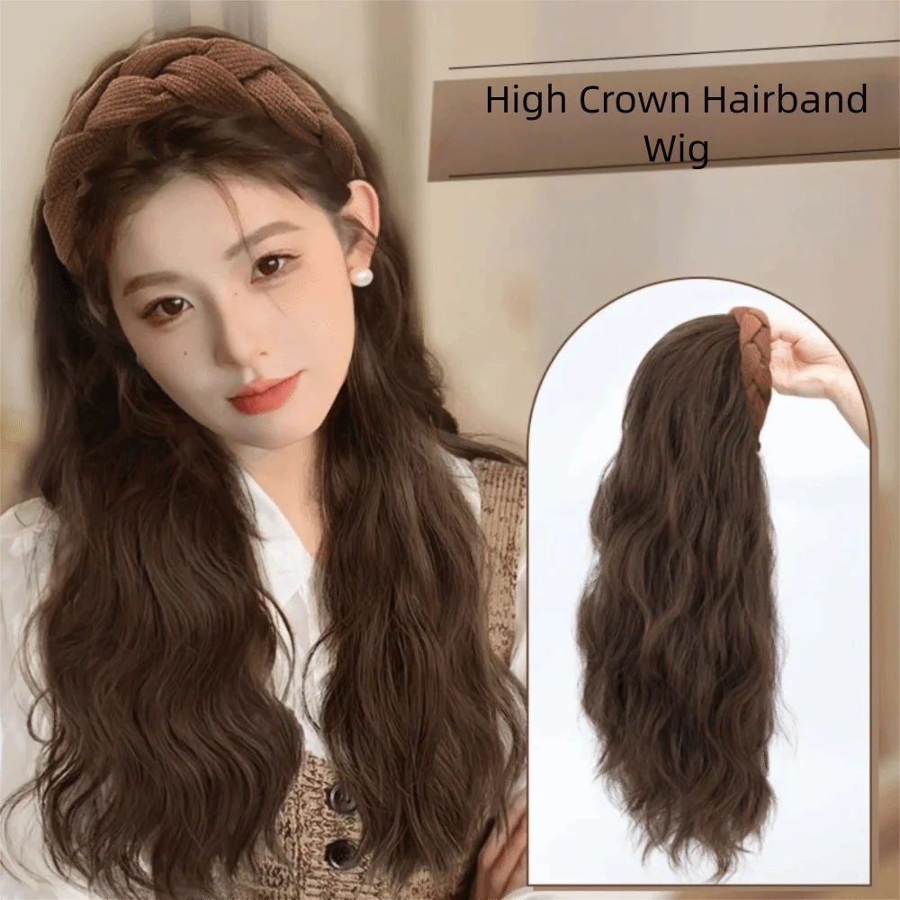 Cute Long Wavy Curly Headband Hair Extension