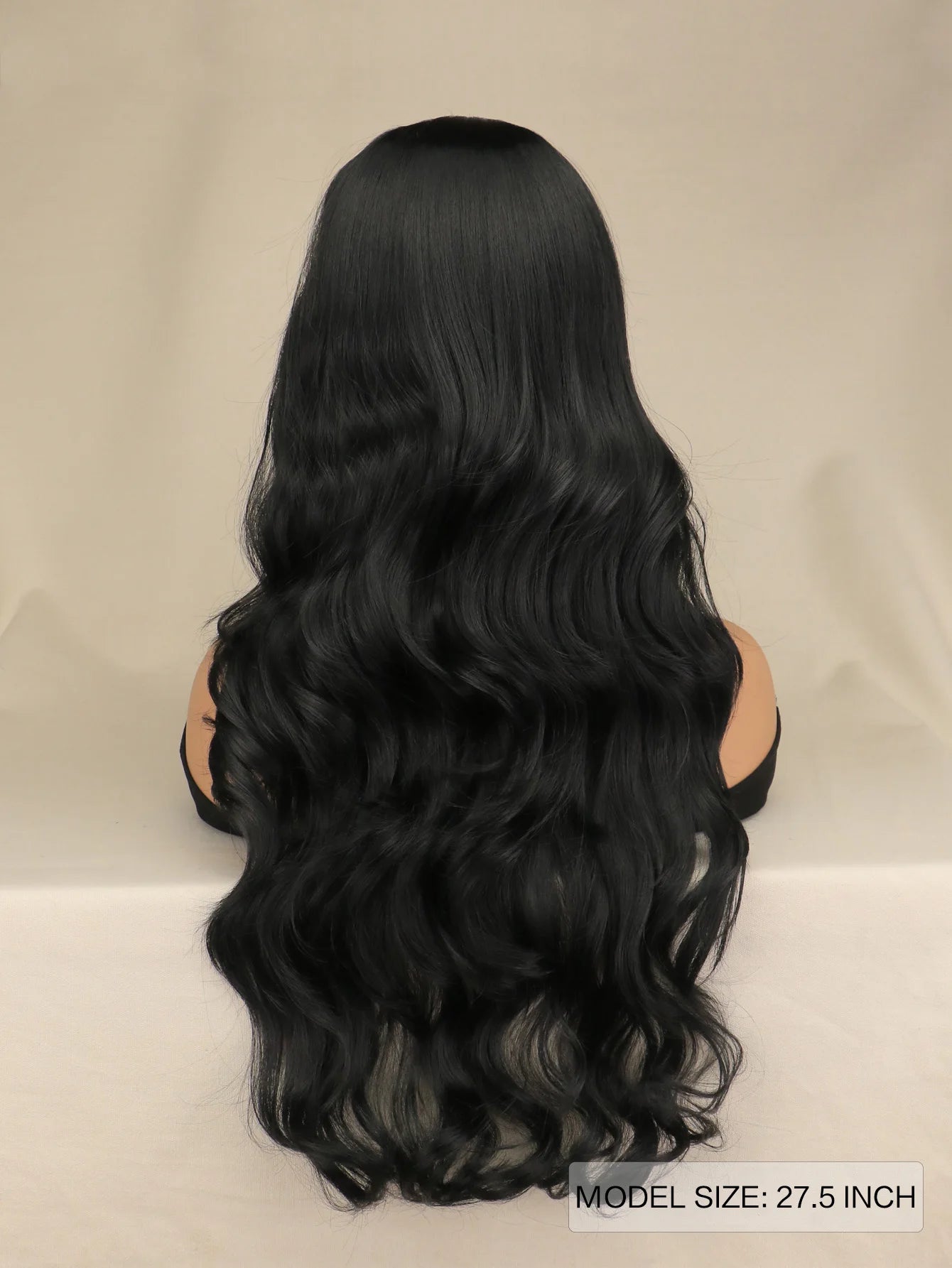 Long Black Wavy Hair Wigs