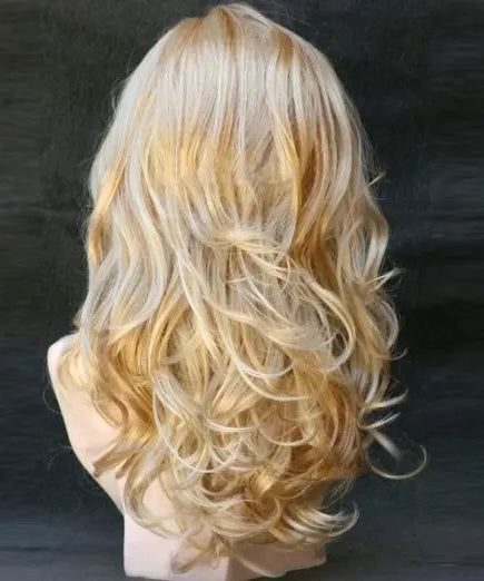 WHIMSICAL W Long Wavy Mix Blonde Wigs