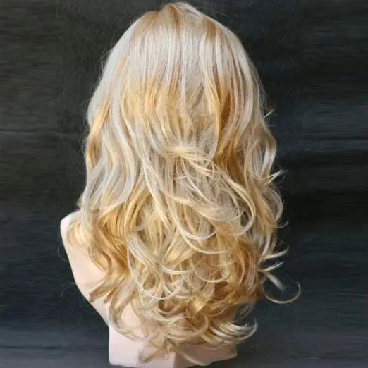 WHIMSICAL W Long Wavy Mix Blonde Wigs