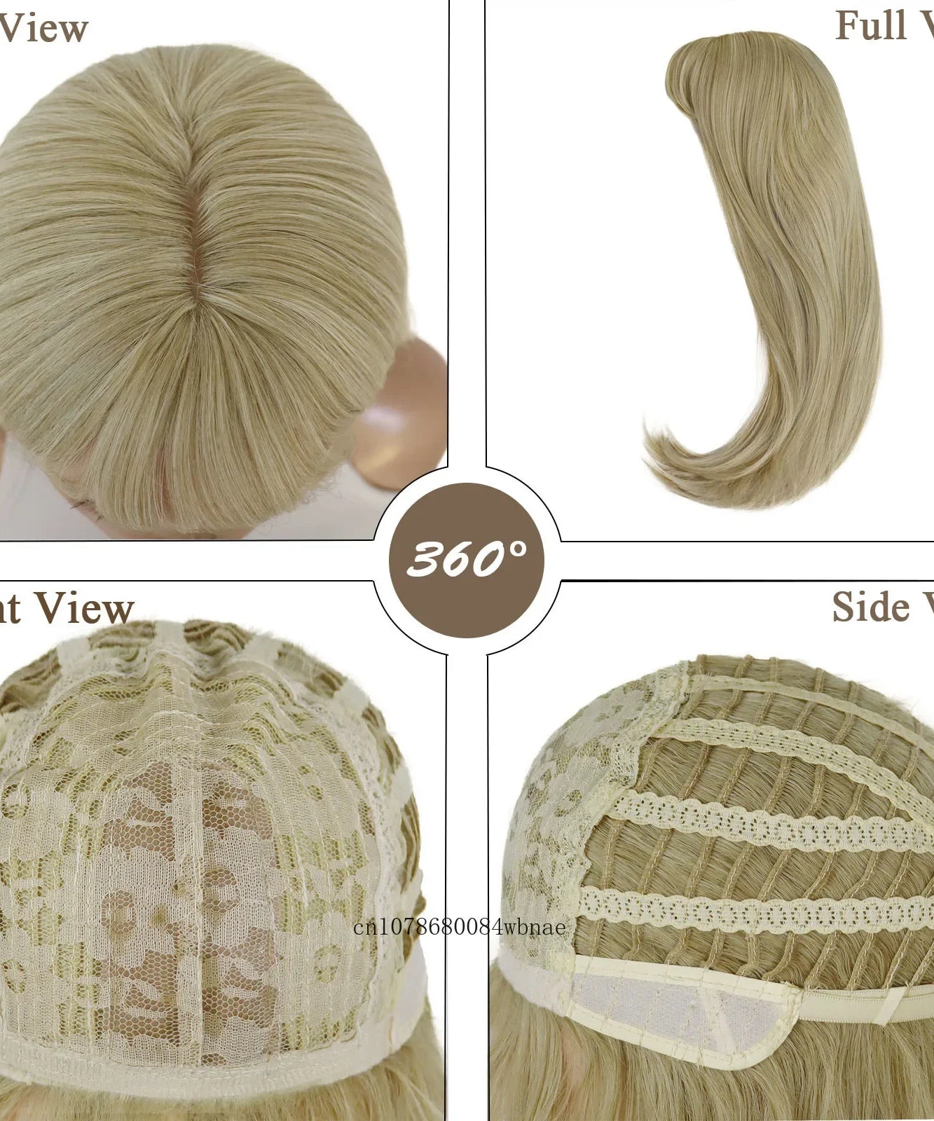 Long Blonde Wigs for Women Synthetic Hair Silky