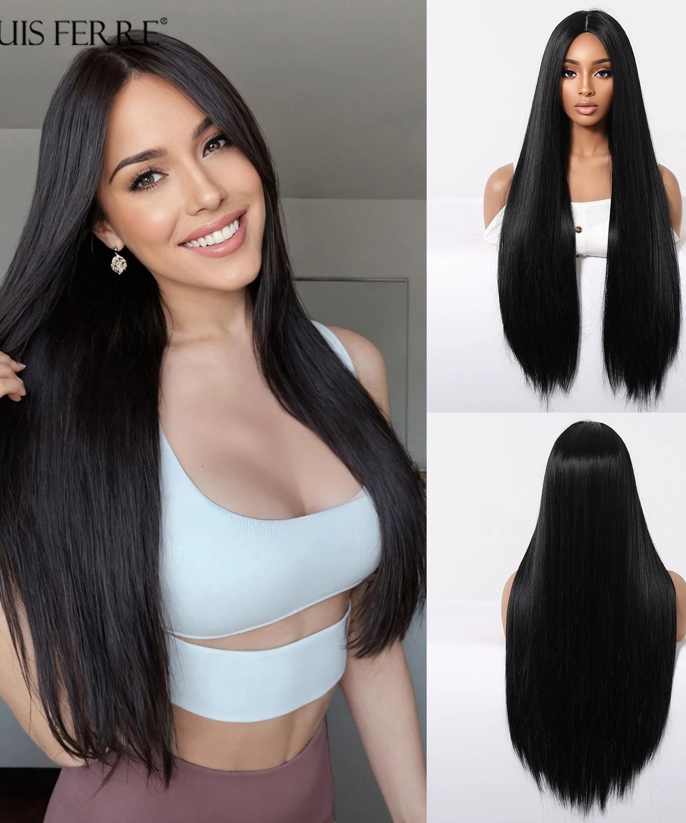 Natural Layered Hair Wigs For Women Daily Party