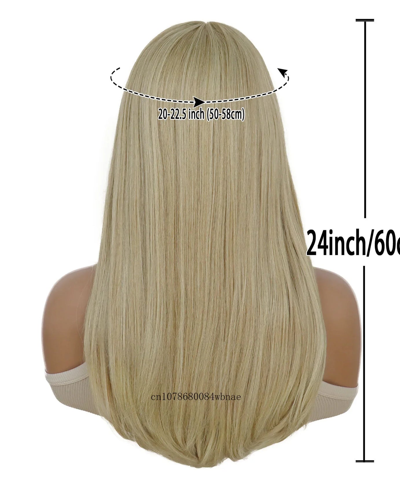Long Blonde Wigs for Women Synthetic Hair Silky