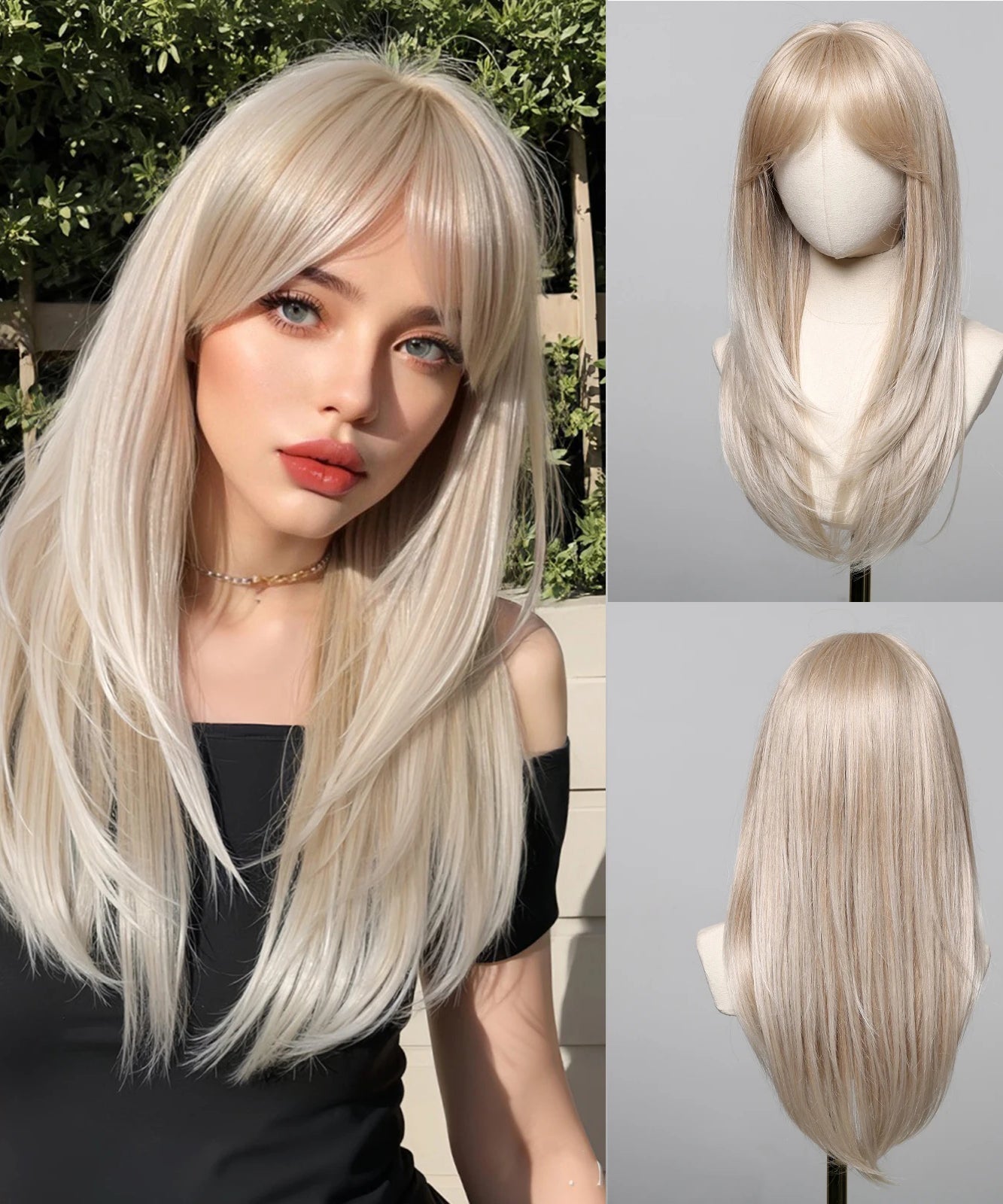 EASIHAIR Long Blonde Synthetic Wigs