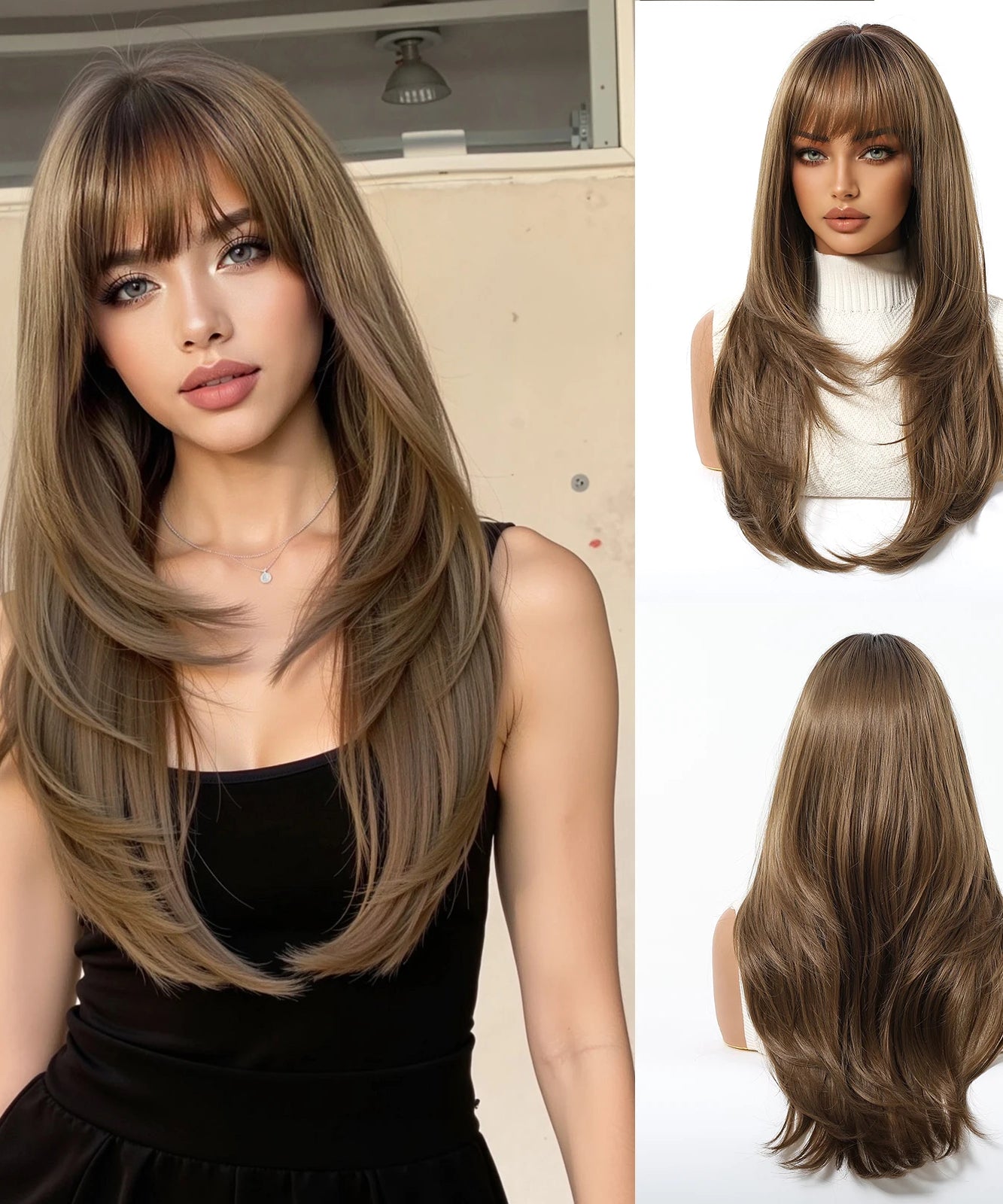 EASIHAIR Long Blonde Synthetic Wigs