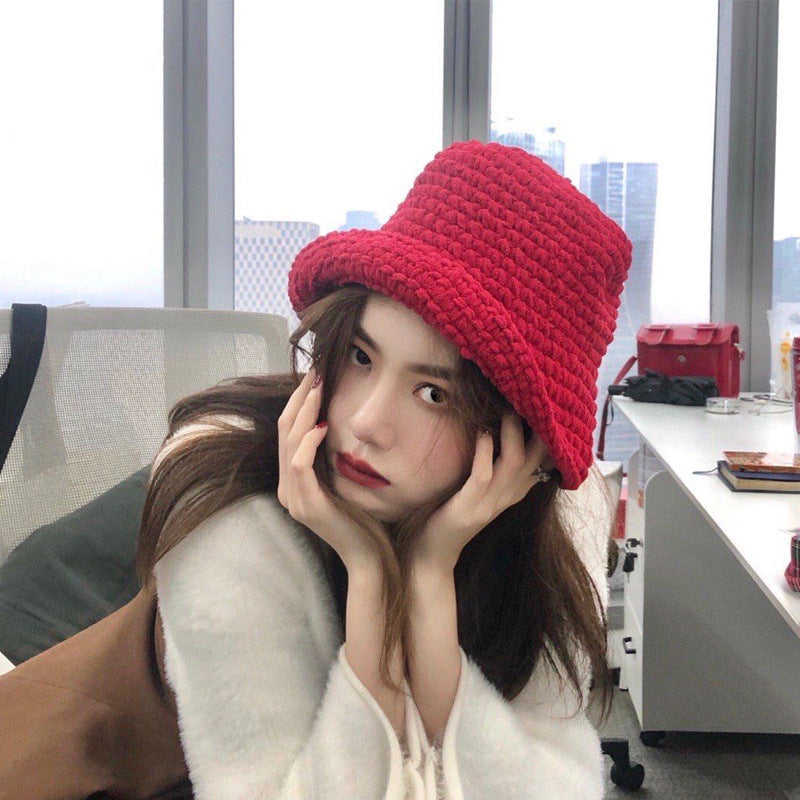 Coarse Wool Fisherman Hat
