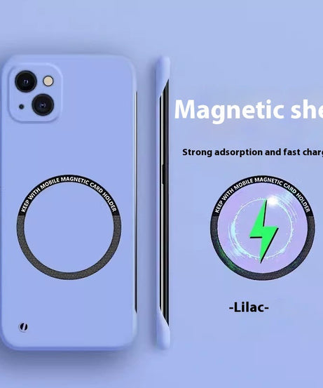 16 Frosted Frameless Magnetic Magsafe Phone Case Ultra-thin PC Protective Case