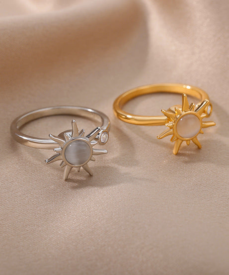 Rotatable Flower Rings