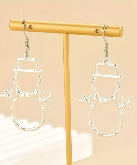 Snowman Earrings