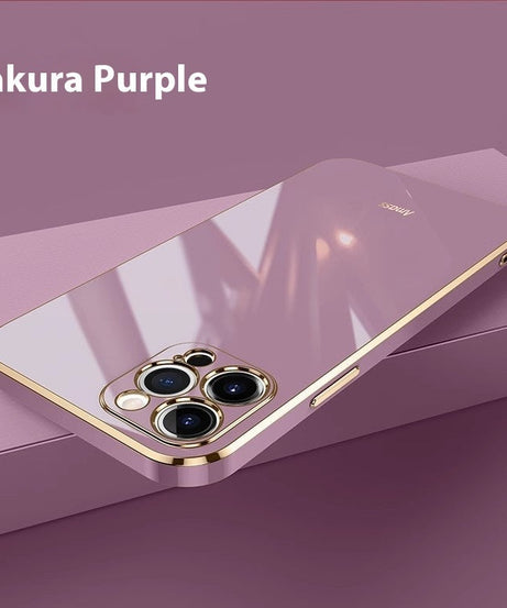 Simple 6D Straight Edge Electroplating Suitable For 16 Phone Case