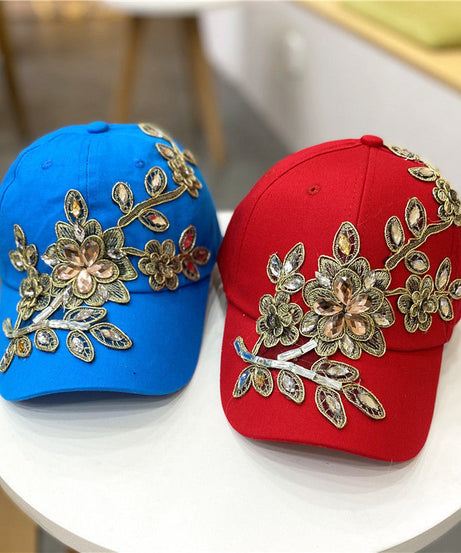 All-match Gold Silk Flower  Hat